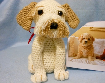Custom Crochet Dog, Cavachon, Made to Look Like the Owner's Dog, Stuffed Dog, Canine, Pet Memorial, Pet Remembrance, Look Alike, Custom Dog