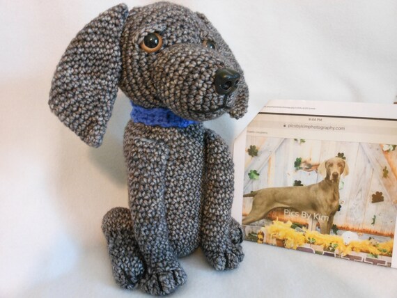 weimaraner stuffed animal plush