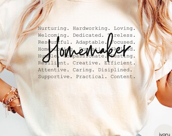 Homemaker Comfort Colors Shirt, Mom Word Shirt, Homemaking Mama T-Shirt, Cute Gift For Wife, Stay At Home Mom Shirt, SAHM Shirt, Mother Gift