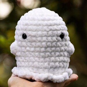 Crochet Ghost Plush - Amigurumi Handmade