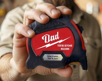 Cinta métrica personalizada de Milwaukee, regalo personalizado para el Día del Padre