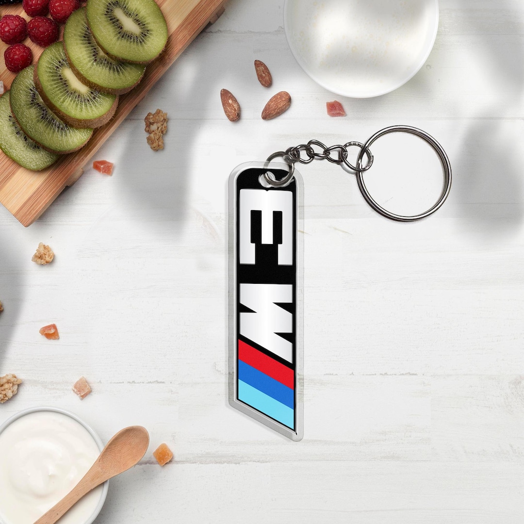 Keychain Holder BMW M3 Charm Two Sided Color Print, Thin and Light With ...