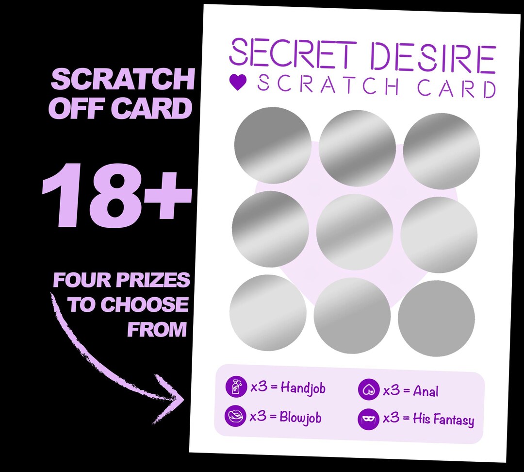 Adult Code Card Personalized Adult Scratch-off Card – Romantic Gift for Him or Her - Etsy