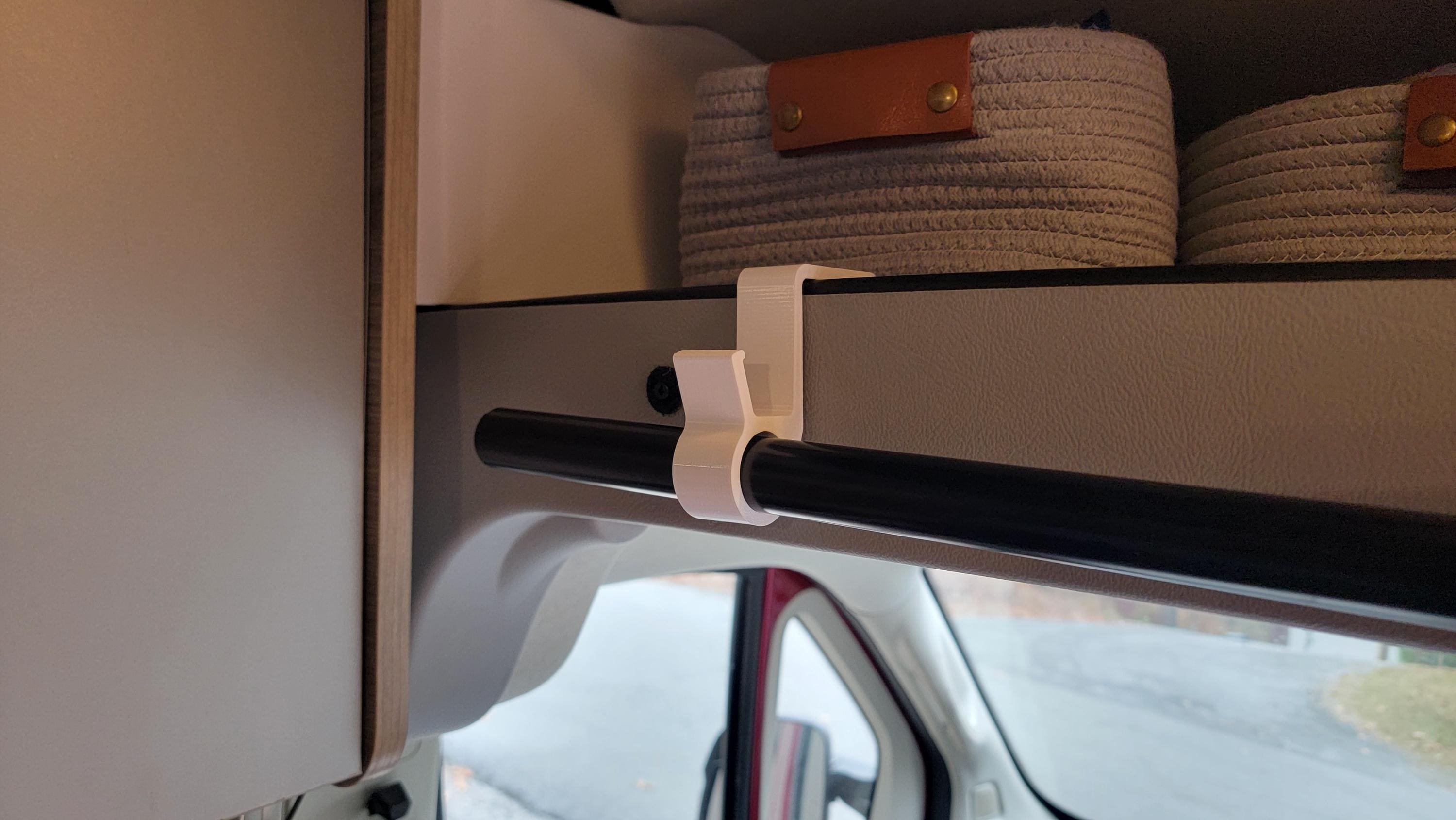 Pizza Oven Hook with Large Curtain Ring Winnebago Solis RV Van