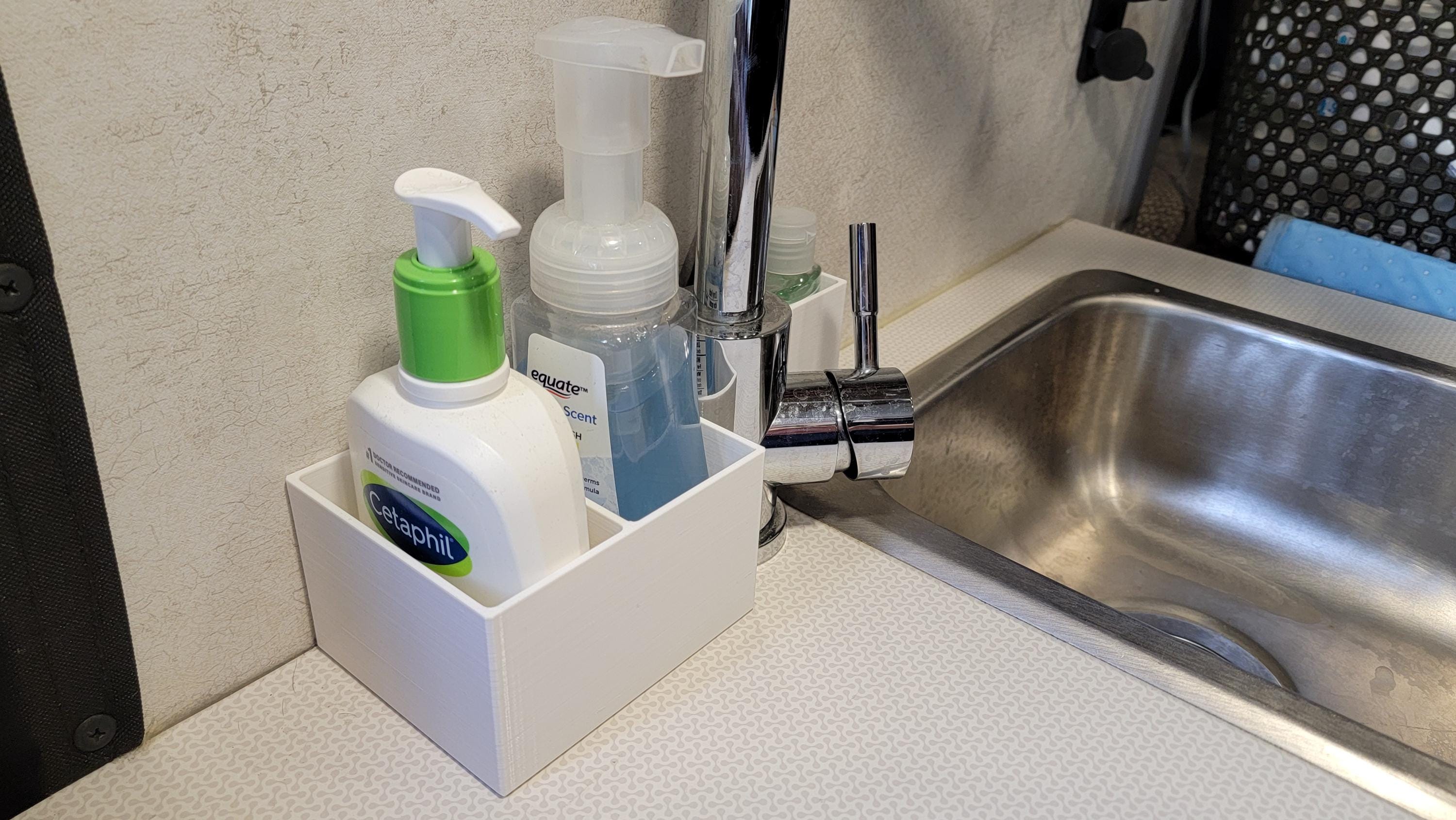 thumbnail image 2 of Deep Angled Waste Sink For Campervan Or Boat Conversion – 150mm Deep, Compact Project Sink 2 of 5