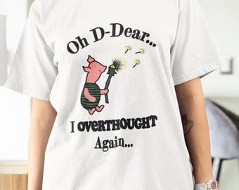 Funny Winnie-the-Pooh Piglet Mental Health Shirt