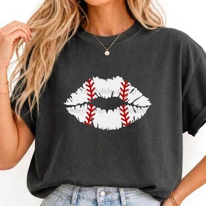 Baseball Lips SVG Vector Cut File, Baseball Kiss PNG, Baseball Sublimation,  Transparent Background, Clip Art, Instant Download