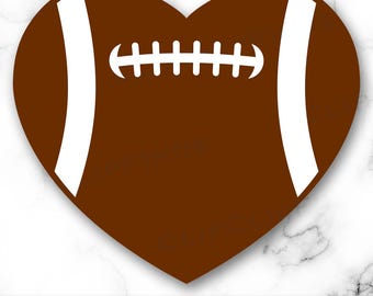 Futebol Coração SVG, Futebol Amor PNG, Futebol Coração Sublimação, T-Shirt Design Vector Arquivo, Download Digital