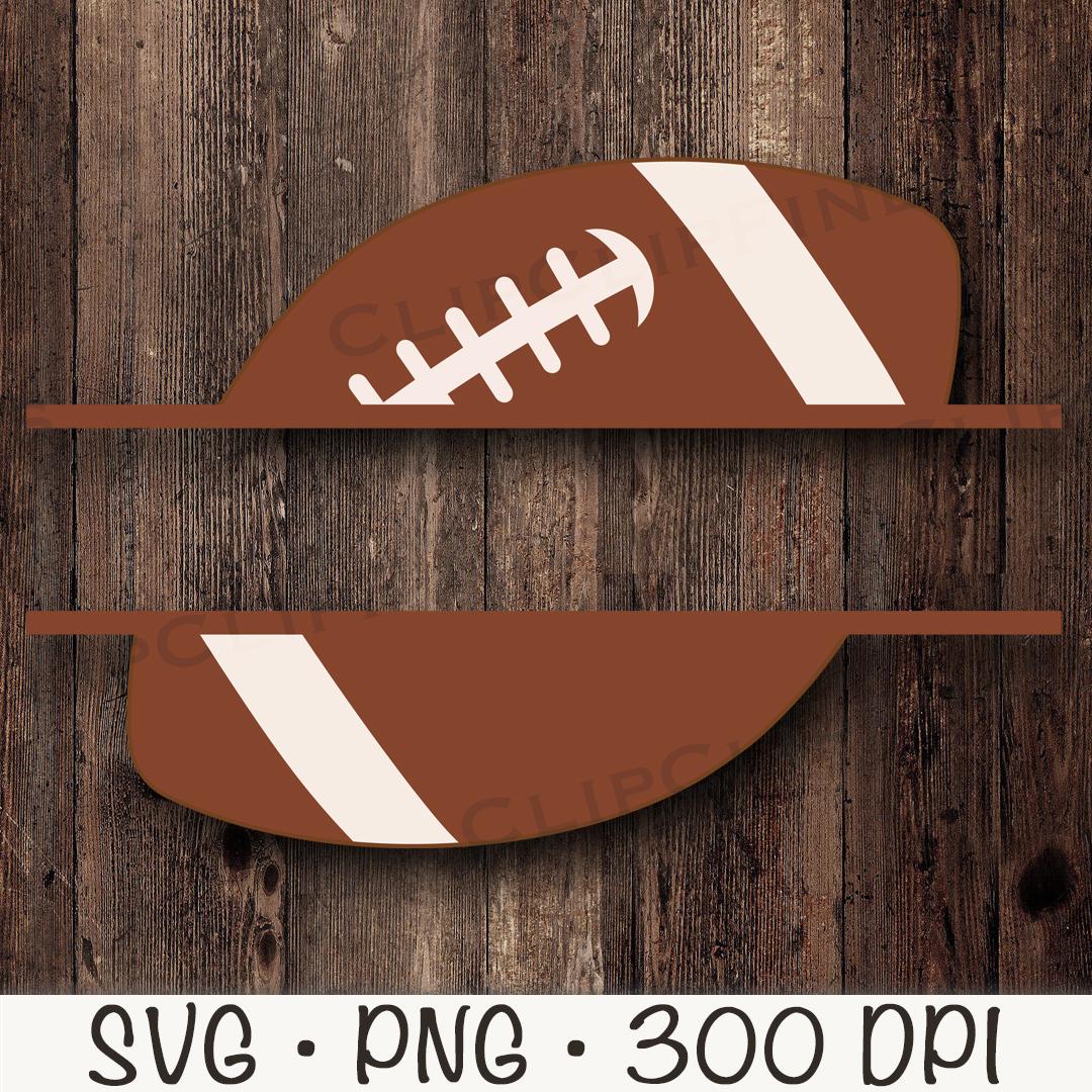 Football Label Frame Football Name Frame PNG, Football Monogram SVG, Football-themed ...