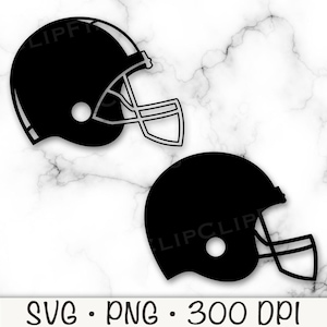 Archivo SVG de casco de fútbol, casco de fútbol PNG, silueta de casco de fútbol americano, archivo de sublimación vectorial, descarga digital