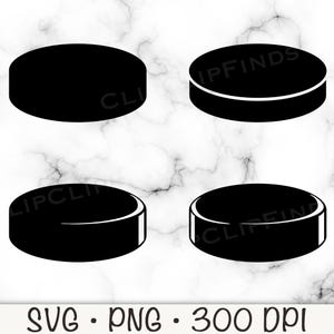 Hockey Puck SVG, Ice Hockey Puck PNG, Hockey Clipart, Digital Download