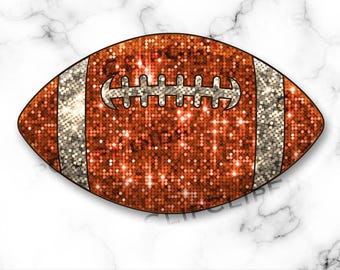Football PNG, Sequin Football, Football Sublimation, Bling Football, Glitter Football, Football Mom, T-Shirt File, Digital Download File