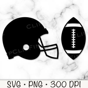 Casco de fútbol SVG, archivo SVG de fútbol, paquete de fútbol, PNG, corte vectorial, sublimación, adorno, descarga digital instantánea