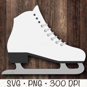 Schlittschuh, Schlittschuh SVG, Schlittschuh PNG, Schlittschuh Vektorschnitt geschichtet, sofortiger digitaler Download