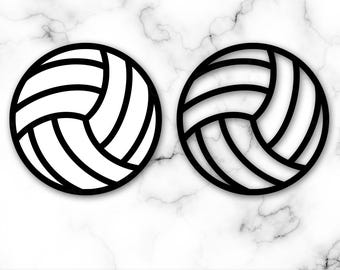 Volleyboll SVG, Volleyboll PNG, Volleyboll Clipart, Clip Art, Volleybollkontur, Transparent Bakgrund, Sublimering, Digital Nedladdningsfil