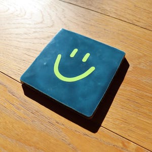 Tegel - Smiley nr.1 | toilet | Tegeltje | humor | Personaliseerbaar