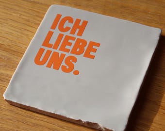 Kachel - Ich liebe uns | Paar | Liebe