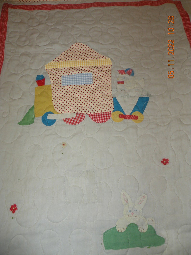 REPAIR Baby Blanket / Quilt / Blanket Repair / Crochet Blanket Repair Finishing image 10