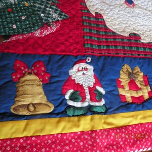 Christmas Quilt Wallhanging Fabric 36 x 46 image 8