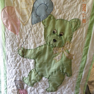 REPAIR Baby Blanket / Quilt / Blanket Repair / Crochet Blanket Repair Finishing image 3