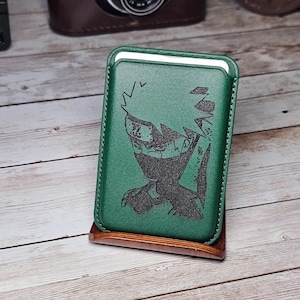 Anime Manga Perfect MagSafe Magnetic Leather Wallet/Card Holder for iPhones, Samsung and others with Wireless charging