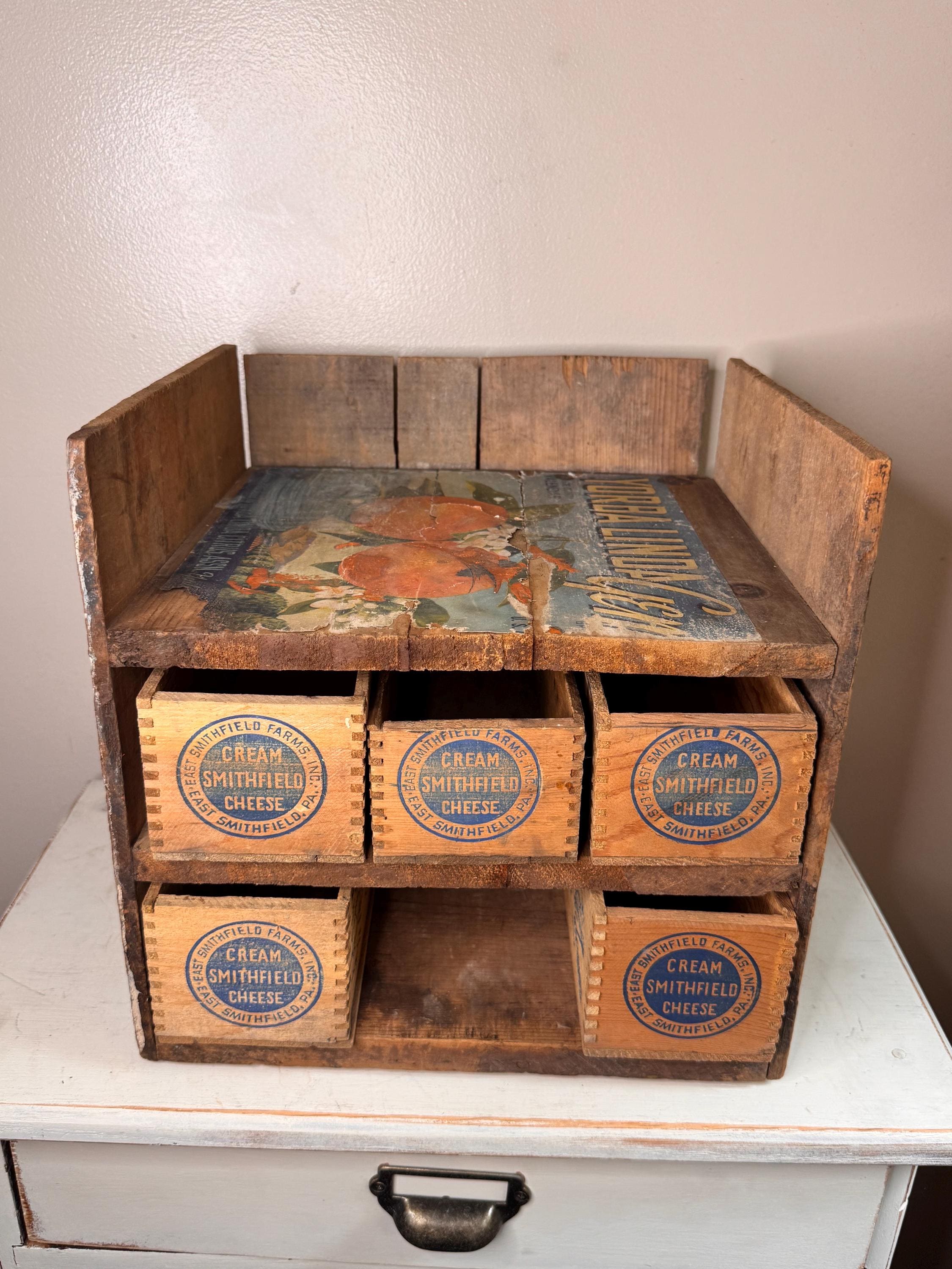 Old Cream Cheese Box - Etsy