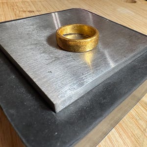 Handcrafted 24K gold ring - 1/2 Troy ounce of pure gold!