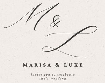 Modern Wedding Invitation