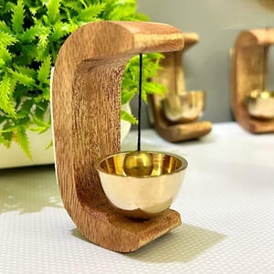 Sonnettes de porte en bois faites à la main pour demoiselles d'honneur, cadeaux pour filles, décoration d'intérieur bohème indienne, cadeaux de fête nuptiales, douche nuptiale, cadeaux de baby shower