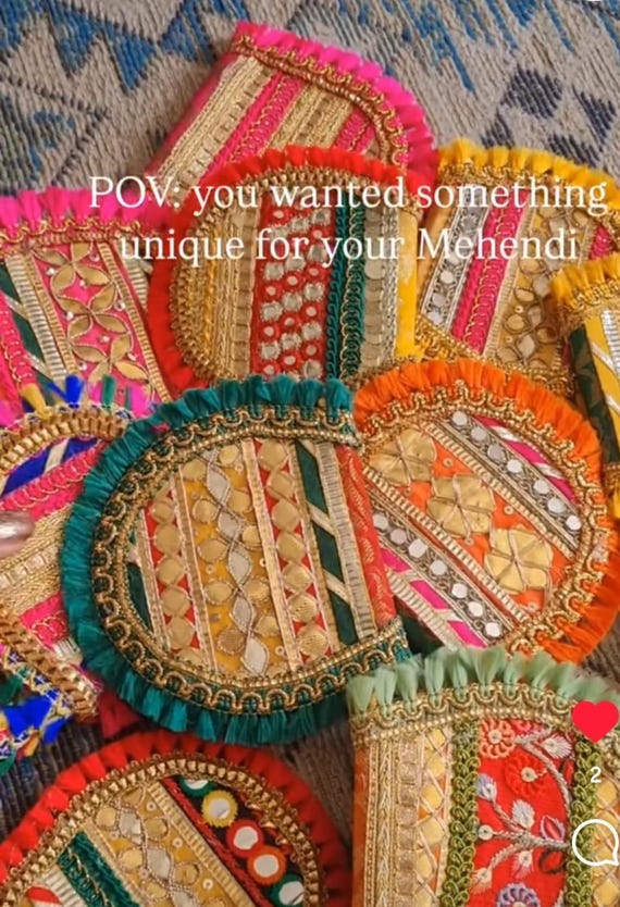 Hand fans for Party favors Indian Wedding Favors Baby Shower Giveaway Indian Sangeet Mehndi decorated South Asian Wedding Bridesmaid gifts
