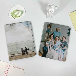 Personligt familjefotofodral för surfplattor – Anpassat iPad- och surfplattefodral, familjeminnesgåva, skyddande stativfodral med fotouppladdning