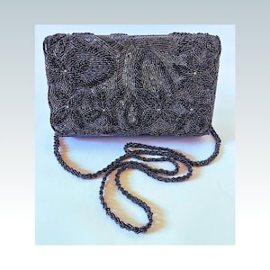 Vintage Beaded Clutch/Crossbody Purse