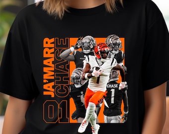 Ja'Marr Chase Graphic Tee Design: Football Streetwear PNG (Digital Download)
