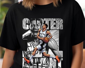 Basketball Player PNG T-Shirt Design: Carter Bryant Comic Graphic Shirt Subliamation, DTF (Digital Download)