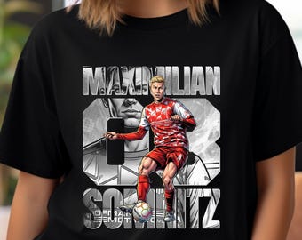 Football Player PNG T-Shirt Design: Somnitz Comic Image Shirt Sublimation DTF Transfer (Instant Download)