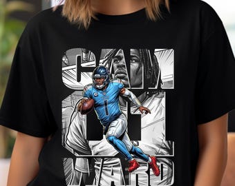 Football Player PNG T-Shirt Design: Ward Comic Graphic Shirt Sublimation DTF Transfer (Digital Download)