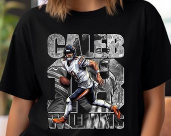 Football Player PNG T-Shirt Design: Williams Comic Shirt Sublimation, DTF Transfer (Digital Download)
