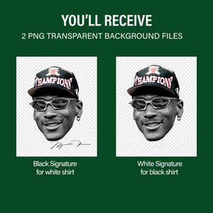 Monochrome Jordan Big Head Png Digital Download, Basketball Legend DTF Transfer Print, Basketball Bootleg Shirt, Motivational Sports Art.