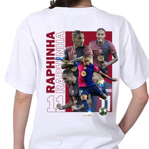 Raphinha Streetwear T-Shirt Design: Football DTF Transfer PNG (Digital Download)
