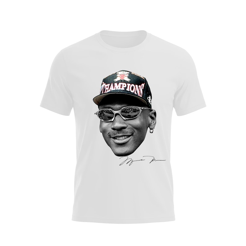 Monochrome Jordan Big Head Png Digital Download, Basketball Legend DTF Transfer Print, Basketball Bootleg Shirt, Motivational Sports Art.