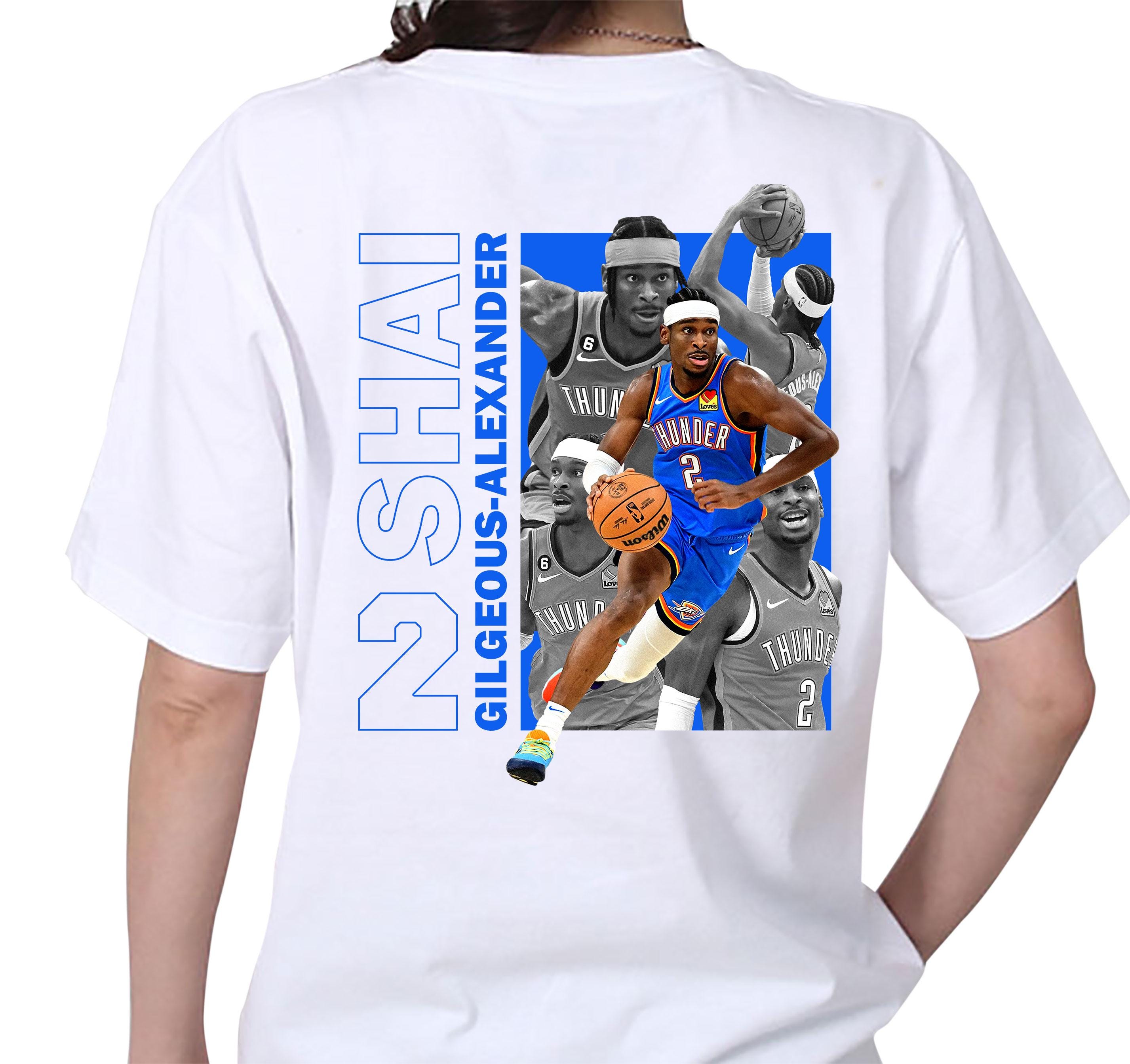 シェイギルジャスアレクサンダーTシャツ NBA シェイ ギルジャス アレクサンダー ヴィンテージ加工 半袖 T
