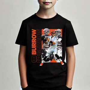 Streetwear Joe Burrow PNG for Tshirt Sublimation. Football Shirt Design, Football Graphic Tees, Football DTF Transfer, PNG Digital Download.