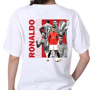 Ronalo T-Shirt Design: Fußball Grafik T-Shirt PNG (Digitaler Download)