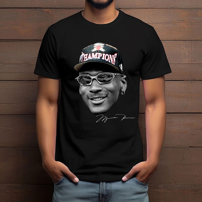 Monochrome Jordan Big Head Png Digital Download, Basketball Legend DTF Transfer Print, Basketball Bootleg Shirt, Motivational Sports Art.
