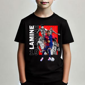 Lamine Yamal Tshirt Design Png Digital Download, Soccer Graphic Tee Png, Football DTF Sublimation Print, Football Streetwear Tshirt Design.