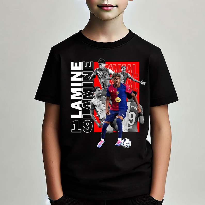 Lamine Yamal Tshirt Design Png Digital Download, Soccer Graphic Tee Png, Football DTF Sublimation Print, Football Streetwear Tshirt Design.