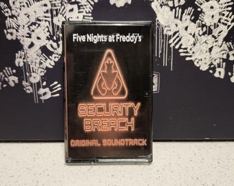 Custom "Five Nights at Freddy's Security Breach" Cassette