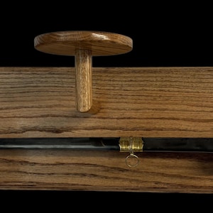 Stetson and saber/sword display rack