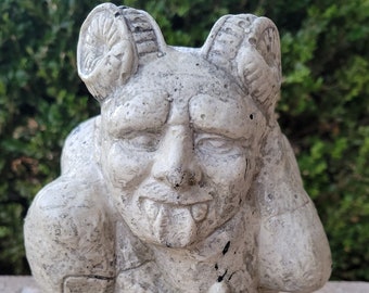 LATEX MOLD to Make A Horned  GARGOYLE