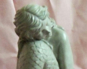 LATEX  large MERMAID  craft MOLD / mould for concrete or plaster